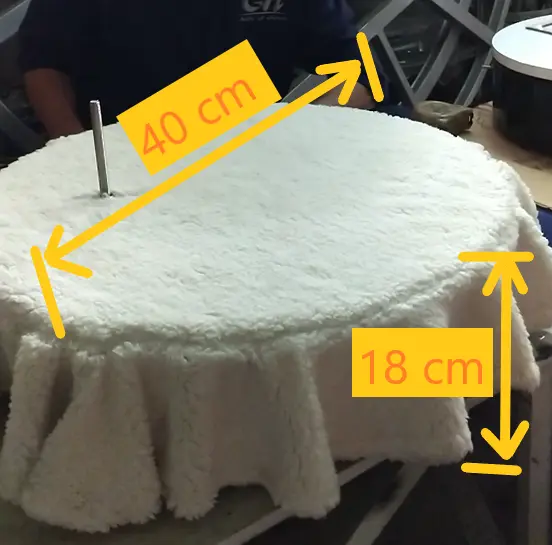Thông số bục xoay ⌀40cm