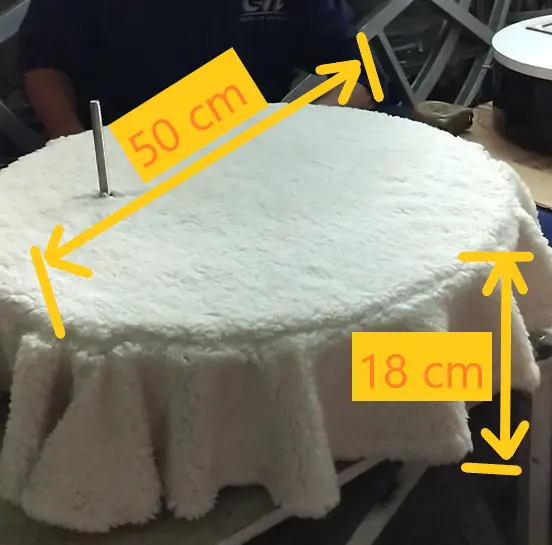 Thông số bục xoay ⌀50cm